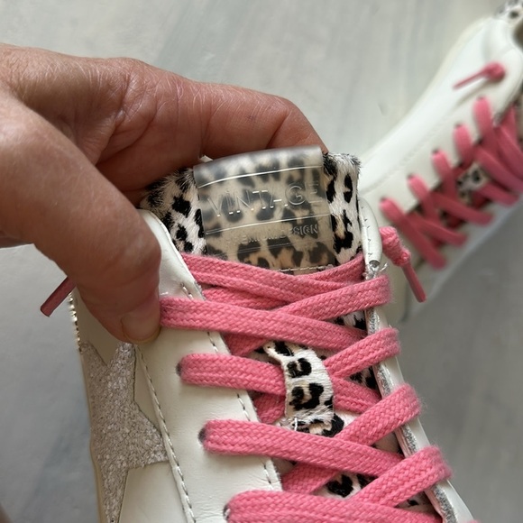 Vintage Havana Women’s Giselle Cheetah Size 37 US 7 Slip On Sneakers Leather - Picture 8 of 16